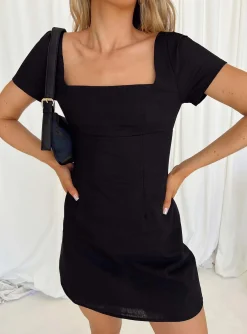 Princess Polly Hastings Mini Dress Black Fashion