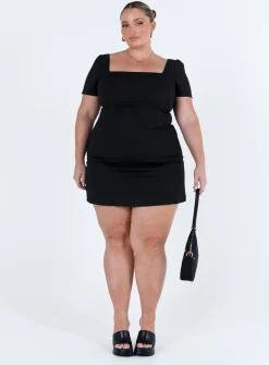 Princess Polly Hastings Mini Dresscurve Black Best