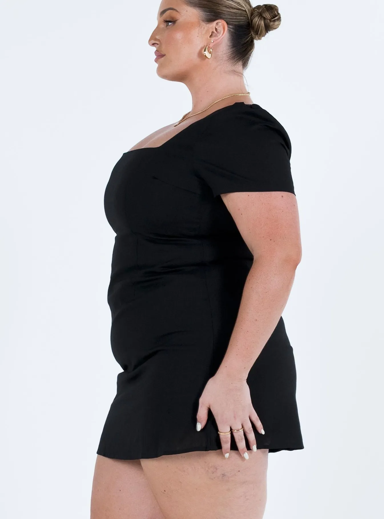 Princess Polly Hastings Mini Dresscurve Black Best