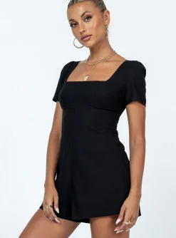 Princess Polly Hastings Romper  Black Flash Sale