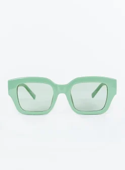 Princess Polly Hauge Sunglasses  Green Discount