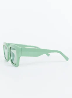Princess Polly Hauge Sunglasses  Green Discount