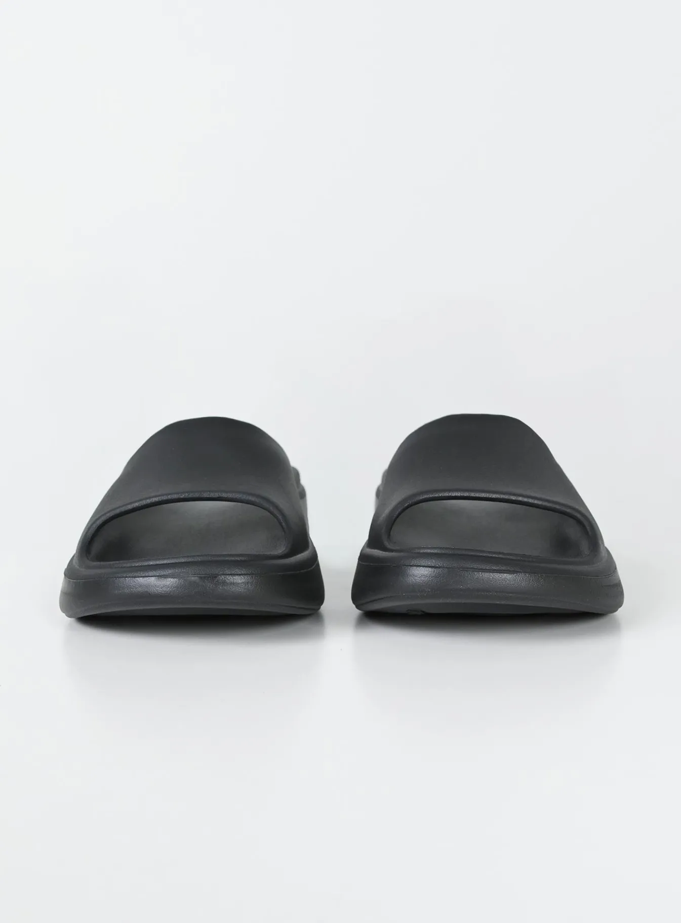 Princess Polly Havana Slides Black Fashion