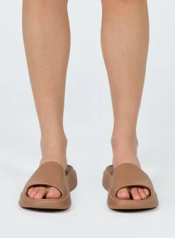 Princess Polly Havana Slides Choc Latte   Brown Best