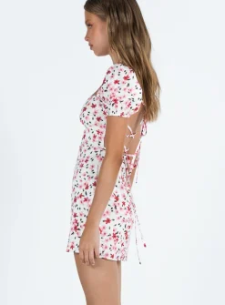 Princess Polly Havena Mini Dress  White / Floral Store