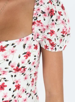 Princess Polly Havena Mini Dress  White / Floral Store