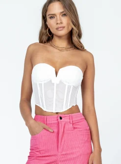 Princess Polly Hawker Top White Outlet