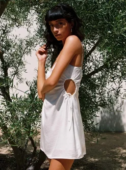 Princess Polly Hazel Cut Out Mini Dress  White Shop