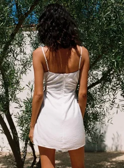 Princess Polly Hazel Cut Out Mini Dress  White Shop