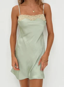 Princess Polly Hazell Mini Dress  Sage Shop