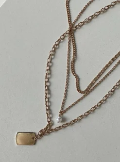 Princess Polly Hazlett Necklace Pack  Gold Best Sale