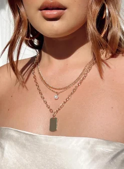 Princess Polly Hazlett Necklace Pack  Gold Best Sale