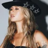 Princess Polly Headline Cowboy Hat  Black Hot