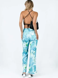 Princess Polly Helda Pants  Blue Store
