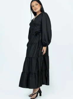 Princess Polly Helima Maxi Dress  Black Shop