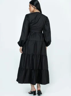 Princess Polly Helima Maxi Dress  Black Shop