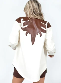 Princess Polly Henderson Jacket White Flash Sale