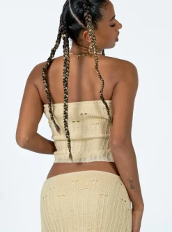 Princess Polly Hendon Tube Top Beige Cheap