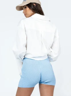 Princess Polly Hendricks Shorts  Blue Fashion