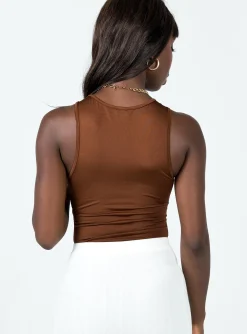 Princess Polly Hendrix Bodysuit Brown Hot