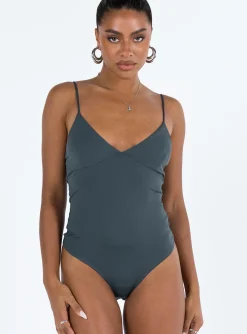 Princess Polly Henwick Bodysuit  Steel Hot