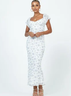 Princess Polly Hera Maxi Dressfloral   White Best Sale