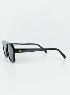 Princess Polly Hetley Sunglasses  Black Outlet
