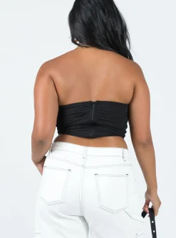 Princess Polly Heydon Top Black Best