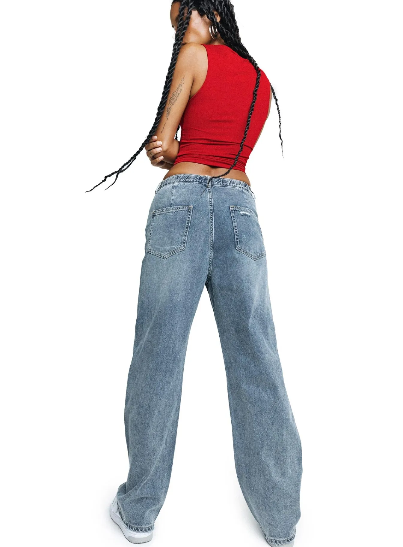 Princess Polly Hoban Jeans Mid Wash Denim Hot