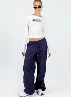 Princess Polly Horror Night Long Sleeve Top  White Discount