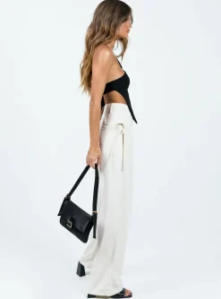 Princess Polly Hosanna Pants  Cream Fashion