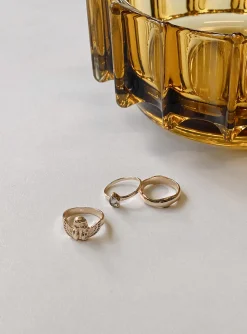 Princess Polly Hosanna Ring Pack  Gold Cheap
