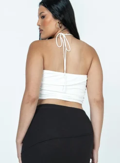 Princess Polly Hunter Corset Top  White Sale