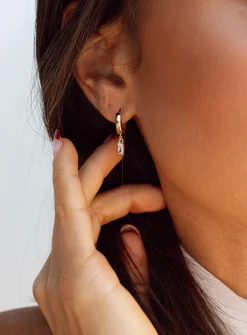 Princess Polly Hush Hushplated Earrings   Gold Discount