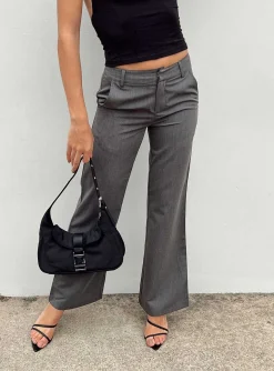 Princess Polly Hutchinson Pants  Grey Fashion