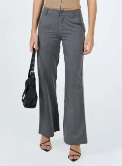 Princess Polly Hutchinson Pants  Grey Fashion