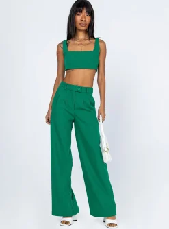 Princess Polly Huxley Set  Green Cheap