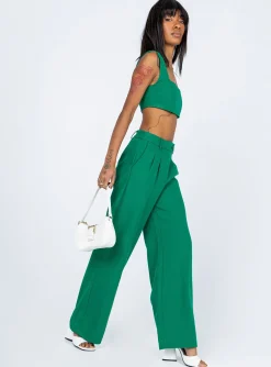 Princess Polly Huxley Set  Green Cheap