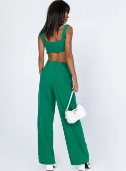 Princess Polly Huxley Set  Green Cheap