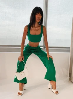 Princess Polly Huxley Set  Green Cheap