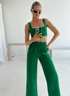 Princess Polly Huxley Set  Green Cheap