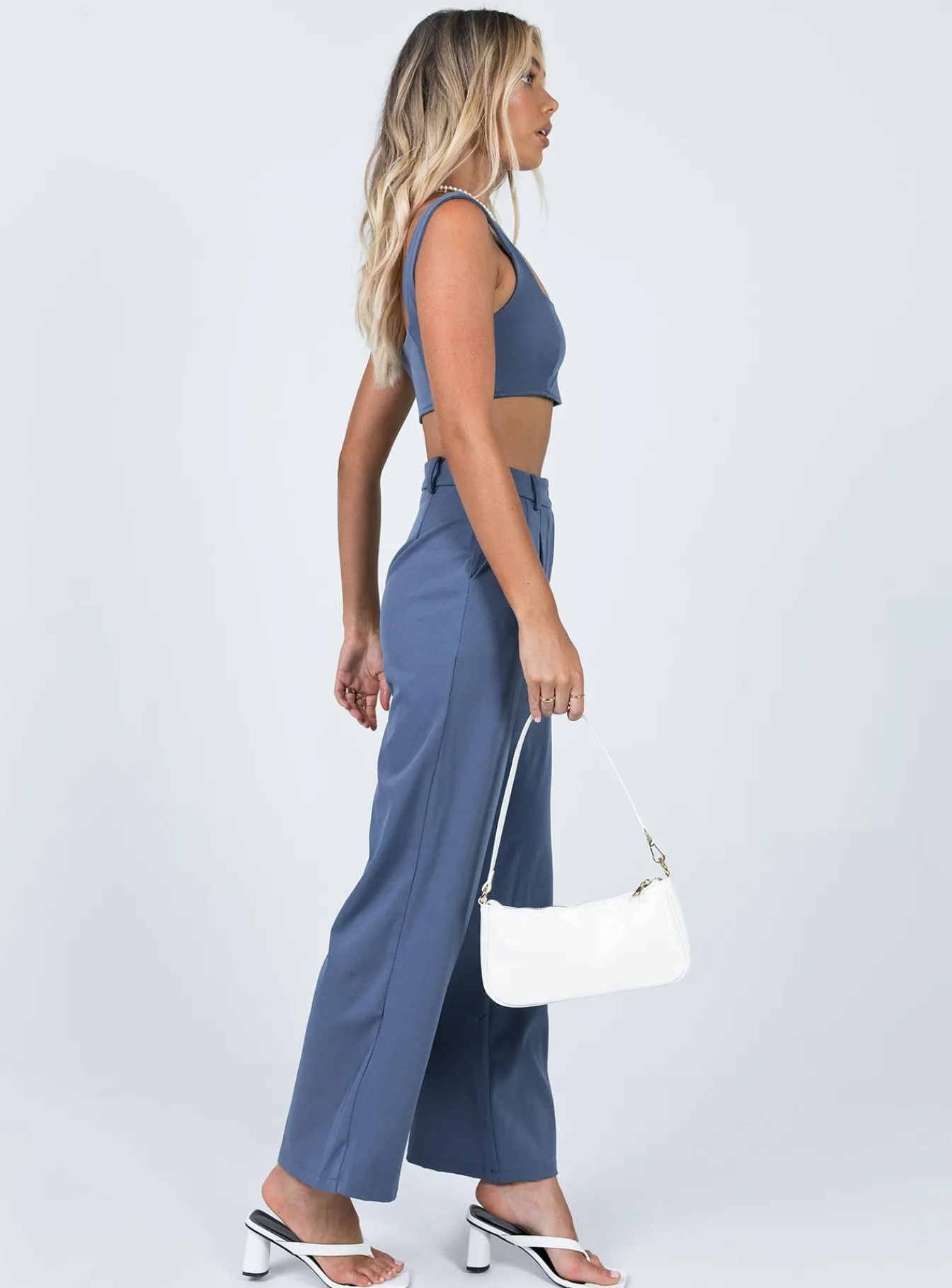 Princess Polly Huxley Set Blue Shop