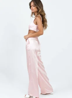 Princess Polly Huxley Set Dusty Pink New