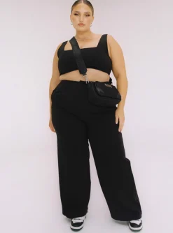 Princess Polly Huxley Setcurve Black Best Sale