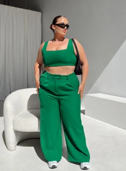 Princess Polly Huxley Setcurve   Green Best