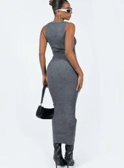 Princess Polly Hyda Midi Dress Slate Discount