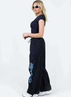 Princess Polly Hypnotize Parachute Pants  Navy Shop