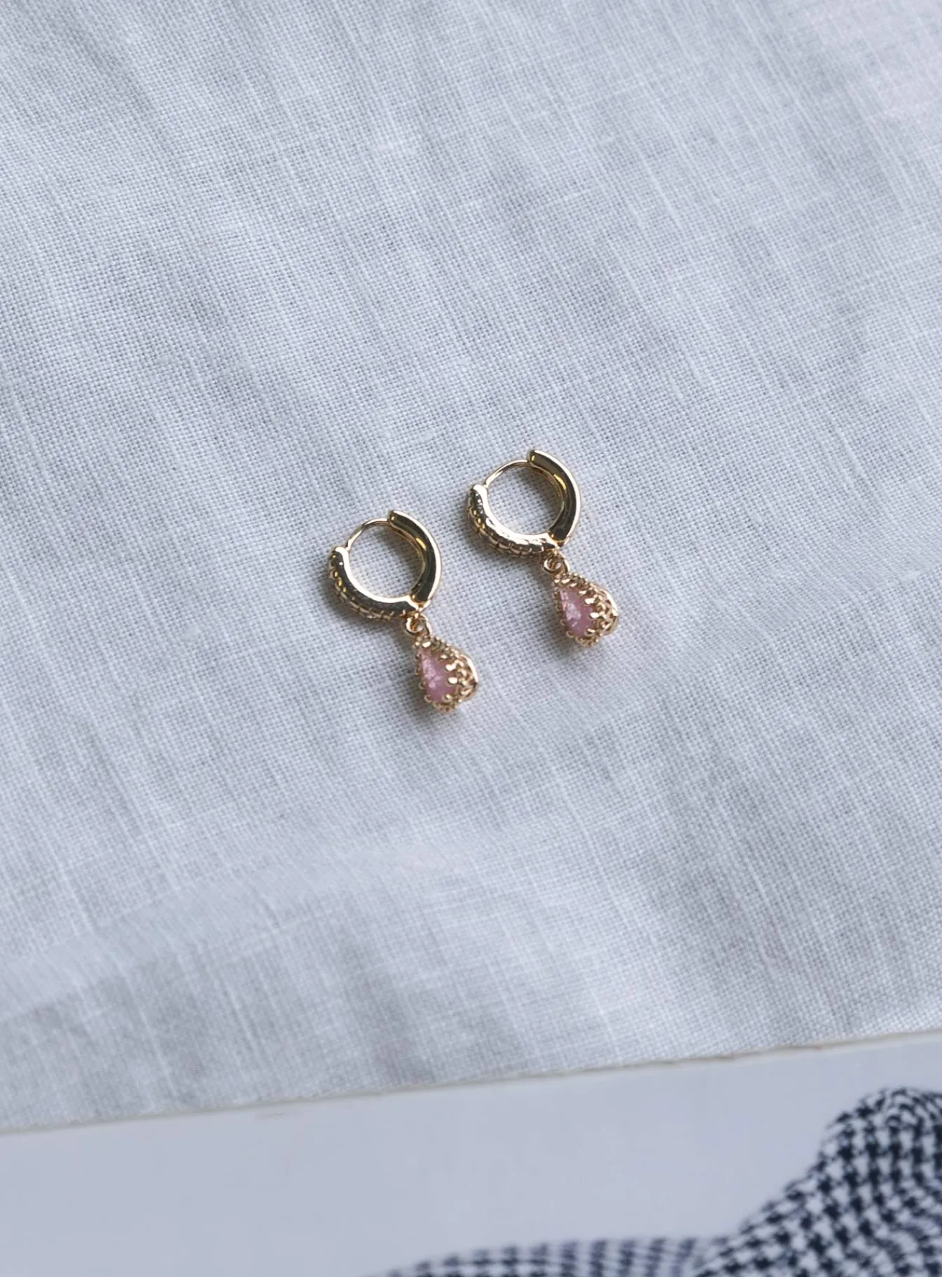 Princess Polly Ice Queen Earrings Gold / Pink Flash Sale