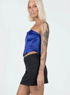 Princess Polly Ilina Mid Rise Mini Skirt  Black Sale