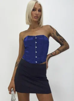 Princess Polly Ilina Mid Rise Mini Skirt  Black Sale